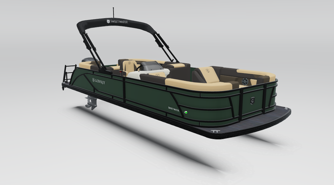 Sweetwater 2286 Split Bench Godfrey Pontoon Boats